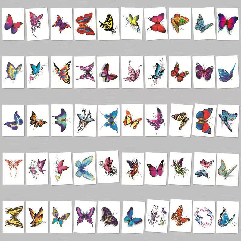 Trendy 3D Tattoo Stickers 50 PCS - Image 13