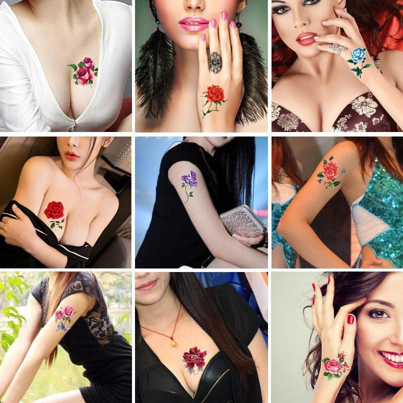Trendy 3D Tattoo Stickers 50 PCS - Image 5