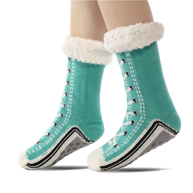 Ultra-thick Cashmere Slipper Home Socks - Image 10
