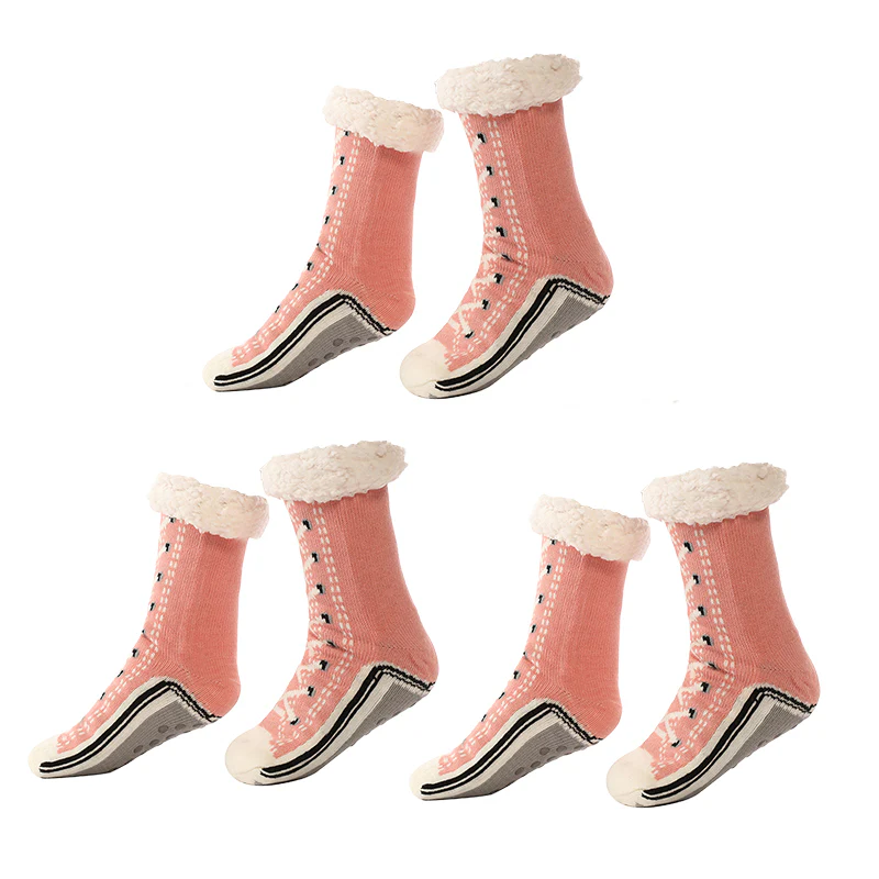 Ultra-thick Cashmere Slipper Home Socks - Image 15