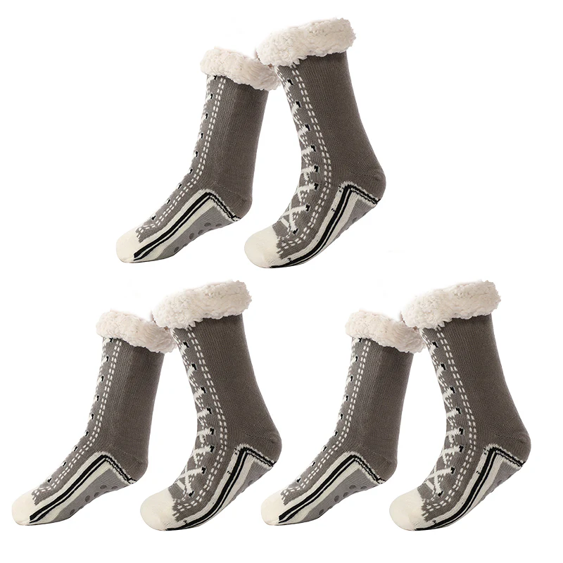 Ultra-thick Cashmere Slipper Home Socks - Image 22
