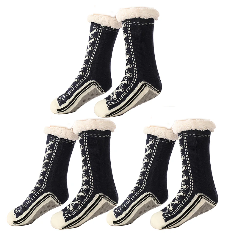 Ultra-thick Cashmere Slipper Home Socks - Image 26