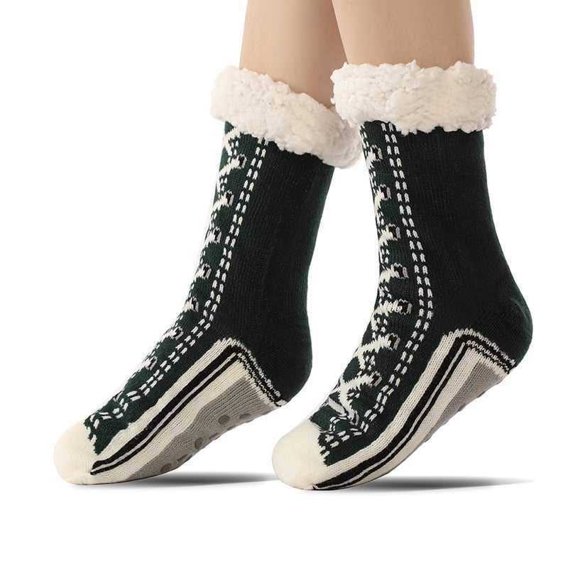 Ultra-thick Cashmere Slipper Home Socks - Image 27