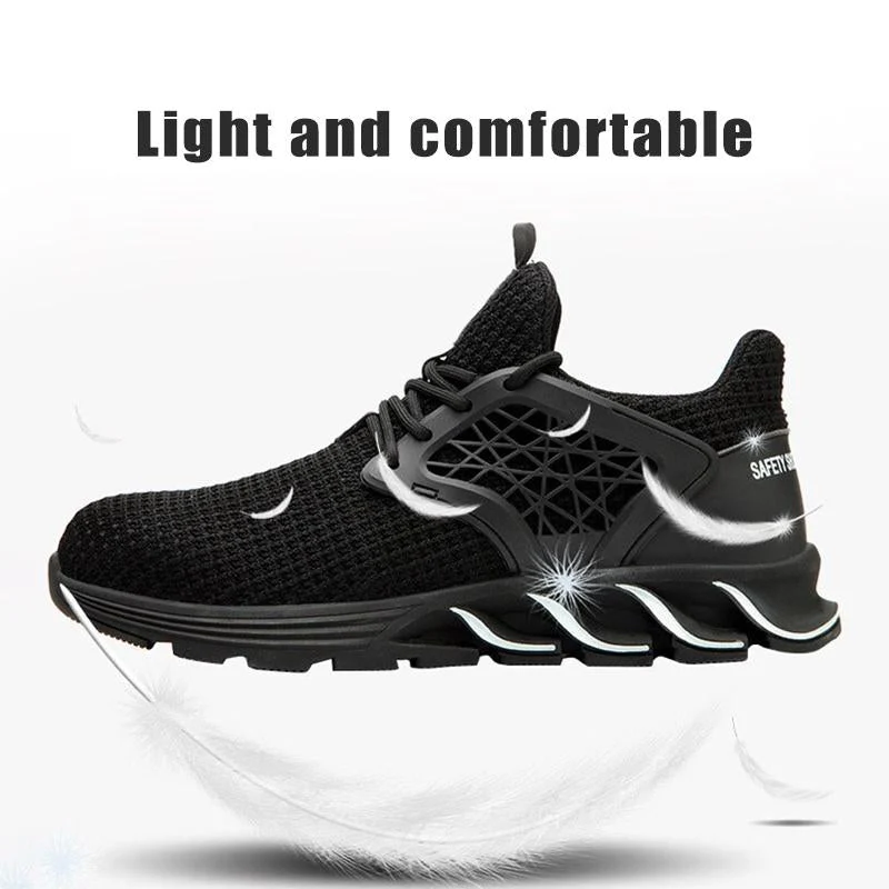 Unisex Comfy Steel Toe Safety Shoes - Image 4