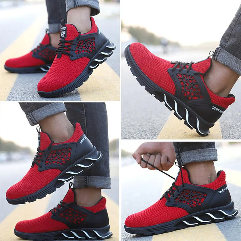Unisex Comfy Steel Toe Safety Shoes - Image 8