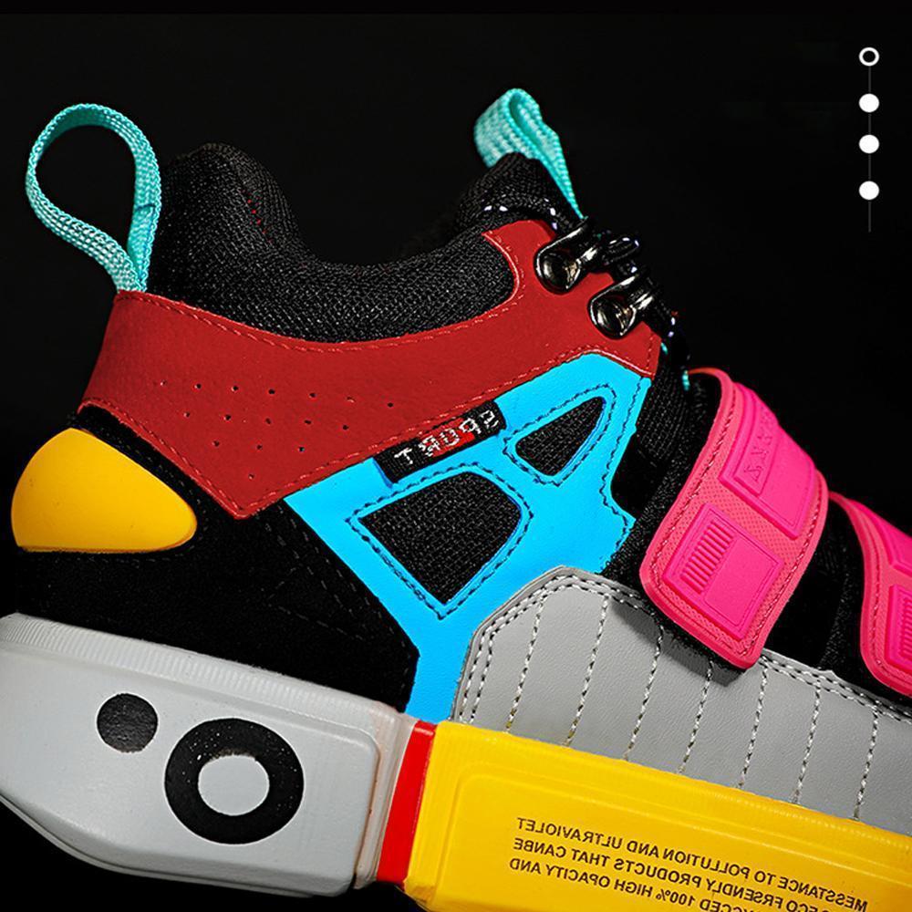 Unisex Couple Running Velcro Sneakers - Image 7