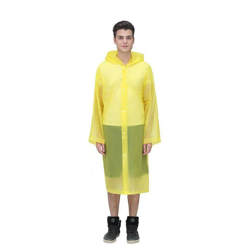 Unisex Reusable Portable Frosted Raincoat - Image 6