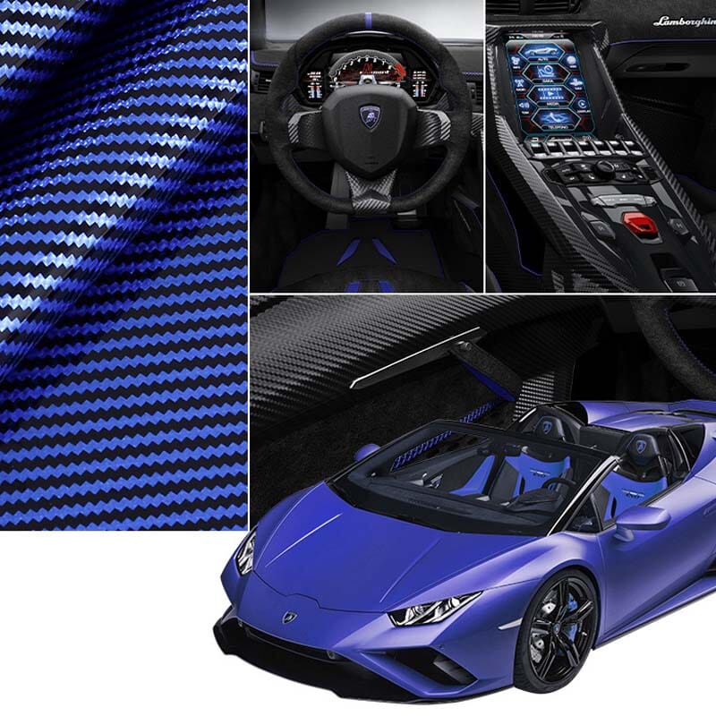 Universal Laser Carbon Fiber Pattern Steering Wheel Cover - Image 6