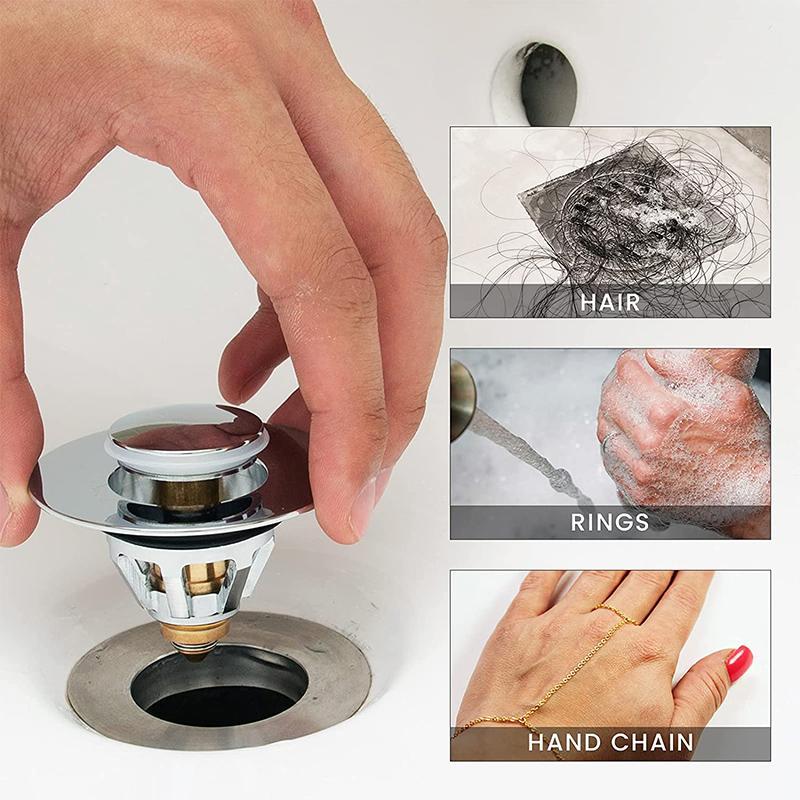 Universal Stainless Steel Pop-up Drain Filter - Image 5