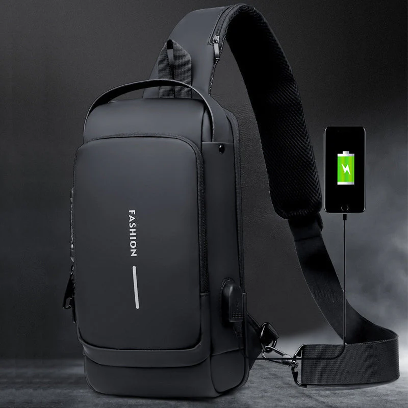 🎁New Year Sale-50% OFF🎁USB Charging Sport Sling Anti-theft Shoulder Bag - Image 5