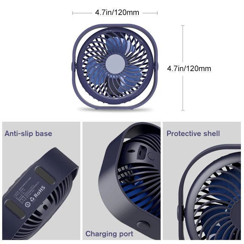 Ventilador de mesa portátil de sobremesa - Image 6