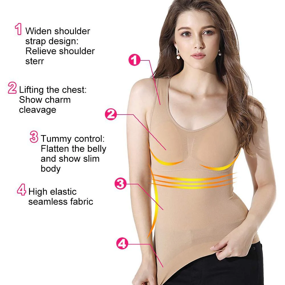 Vest For Body Shaping - With Double Pad Of Chest - Image 8