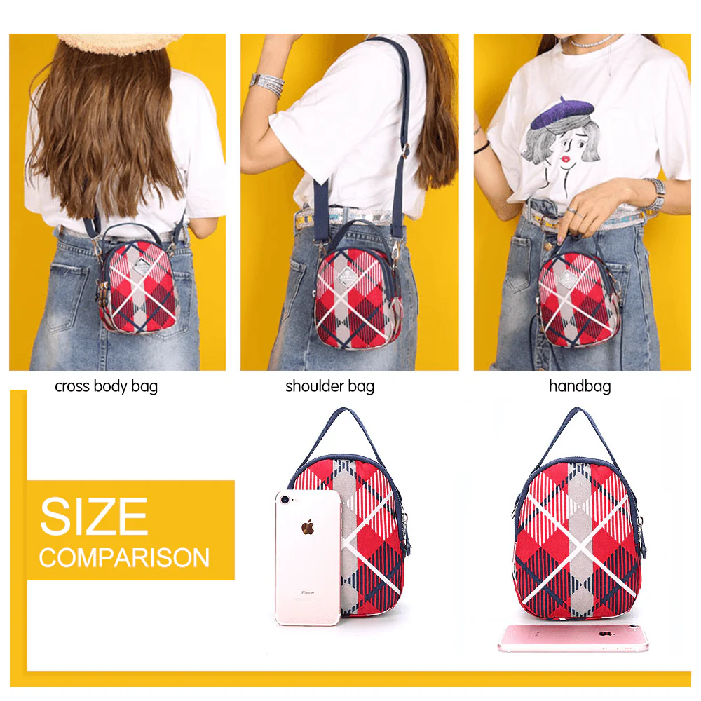 Waterproof Floral Phone Bag Mini Shoulder Bag - Image 3