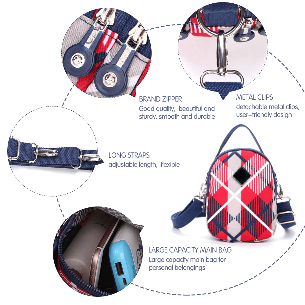 Waterproof Floral Phone Bag Mini Shoulder Bag - Image 4