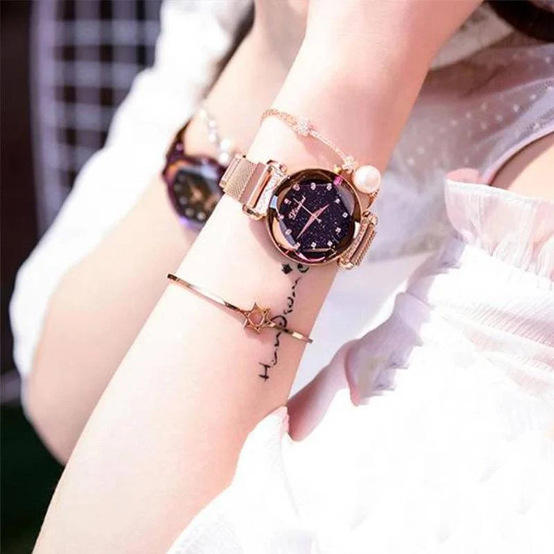 Waterproof Starry Sky Girl Wristwatch - Image 9