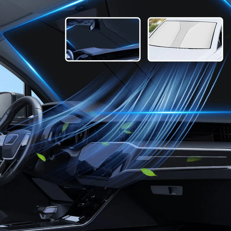Windshield Sunshade Foldable Sun Shield - Image 6
