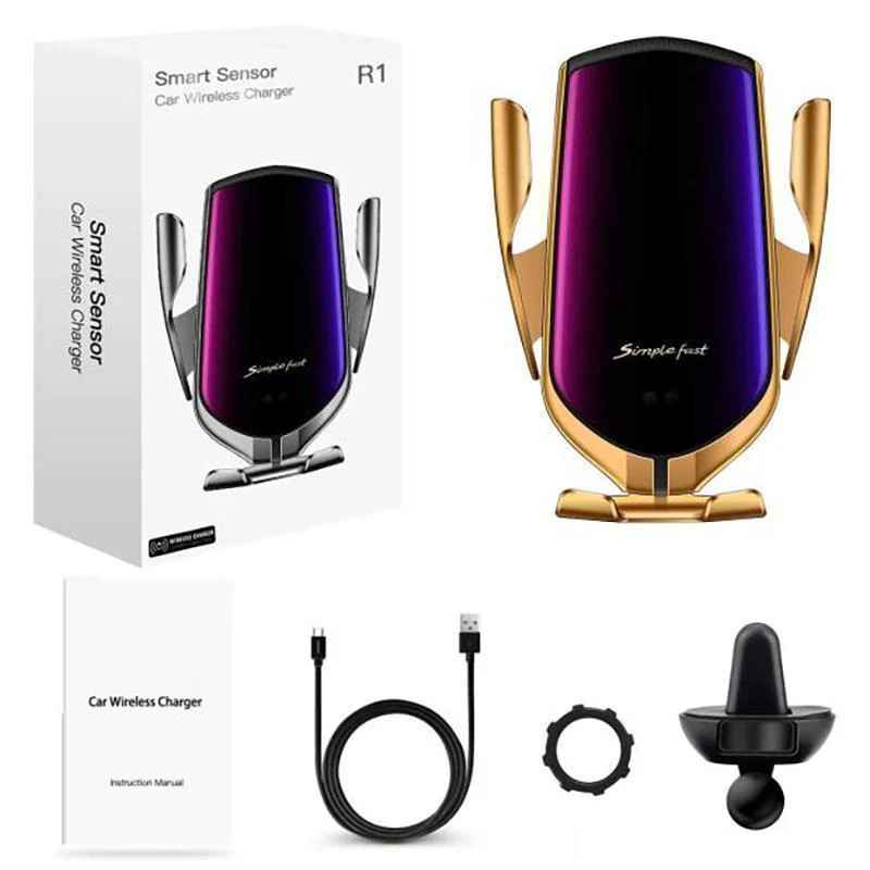 Wireless Automatic Sensor Car Phone Holder and Charger - Image 11
