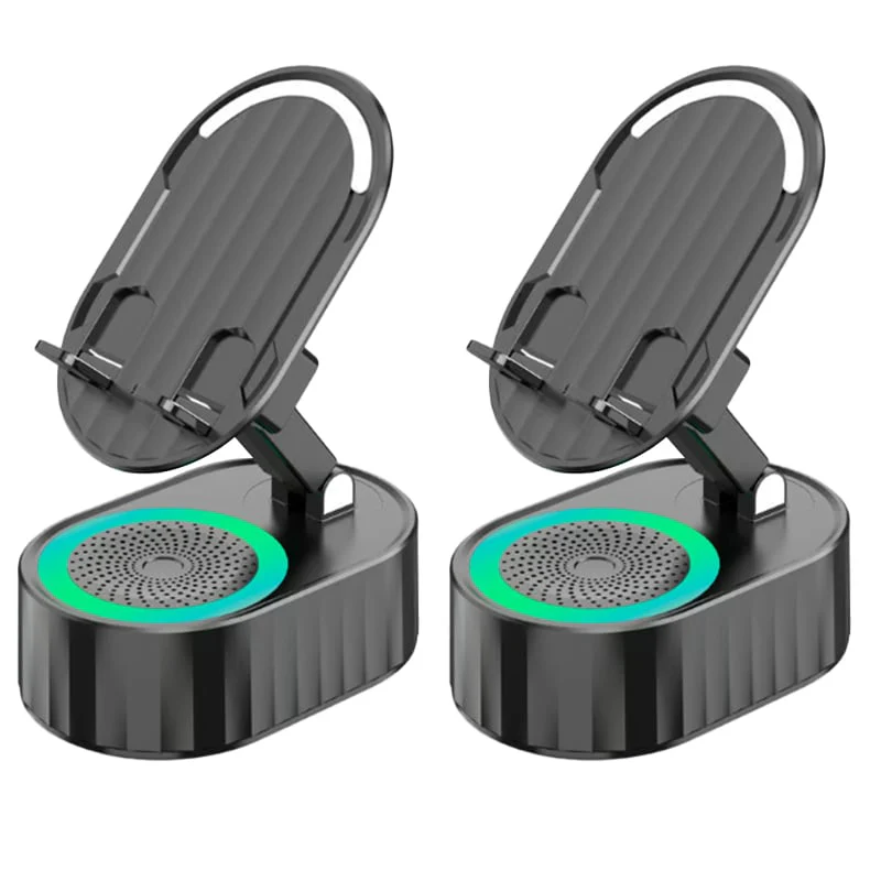 Wireless Induction Audio Bluetooth Speaker 5 in 1 Phone Holder - Image 14