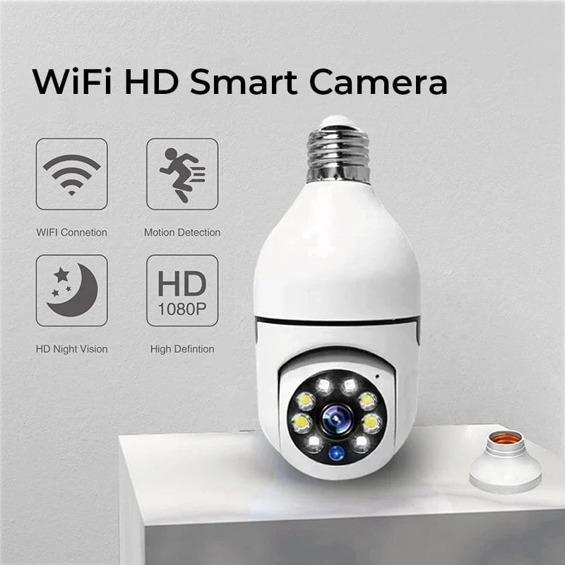 Wireless Wifi Light Bulb Camera Security Camera - Image 3