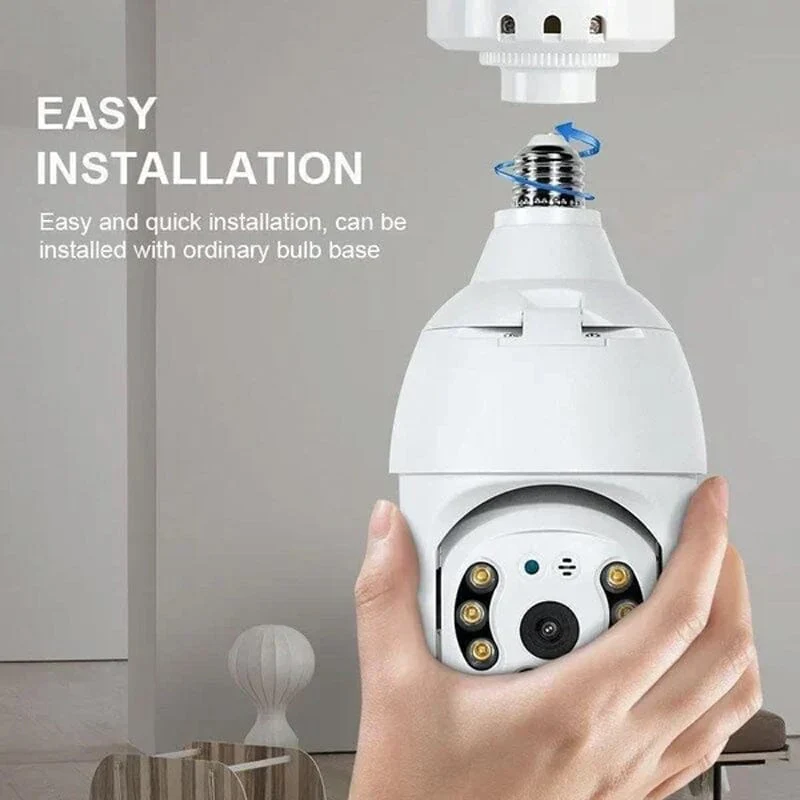 Wireless Wifi Light Bulb Camera Security Camera - Image 4