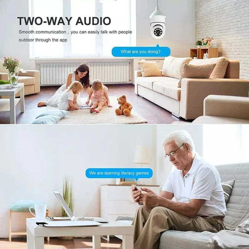 Wireless Wifi Light Bulb Camera Security Camera - Image 6