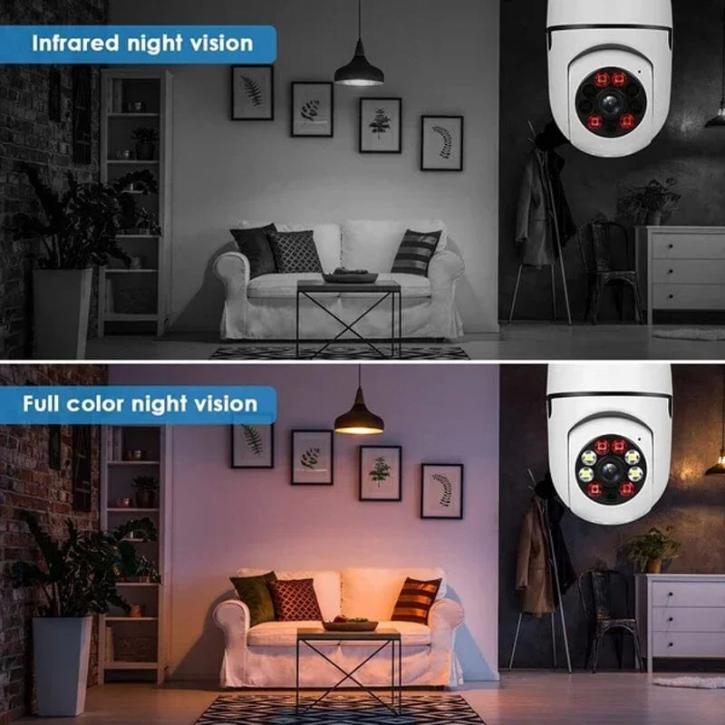 Wireless Wifi Light Bulb Camera Security Camera - Image 8