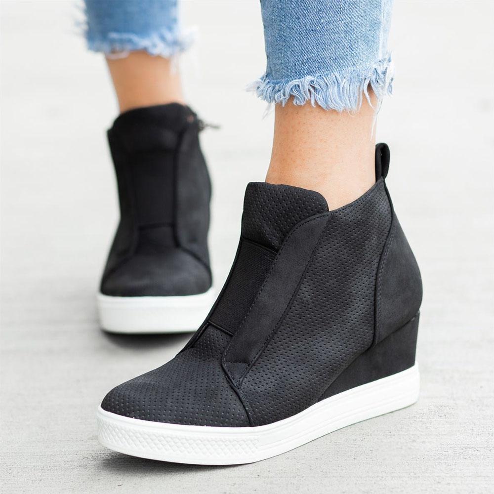 Woman Casual Wedge Sneaker - Image 5