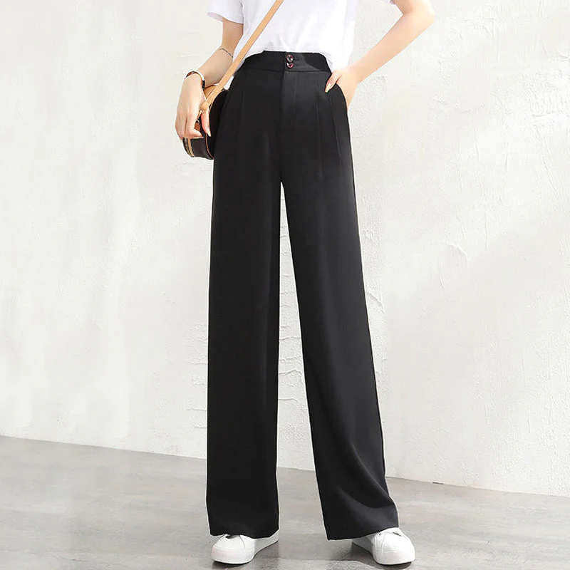Woman's Casual Full-Length Loose Pants - Image 3