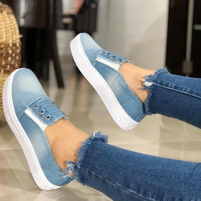 Women Casual Canvas Sneaker Shoes - Image 2