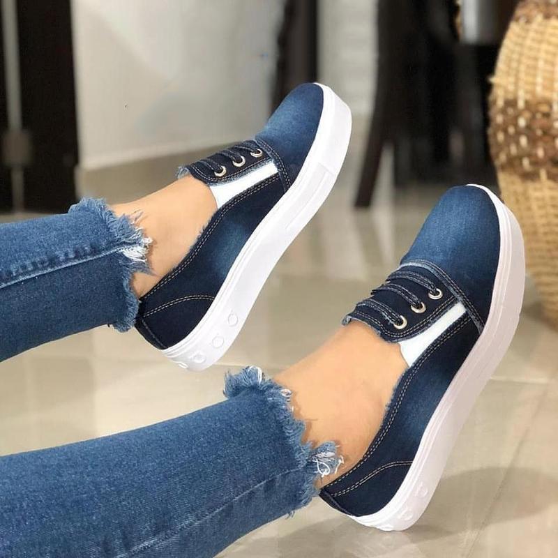 Women Casual Canvas Sneaker Shoes - Image 4