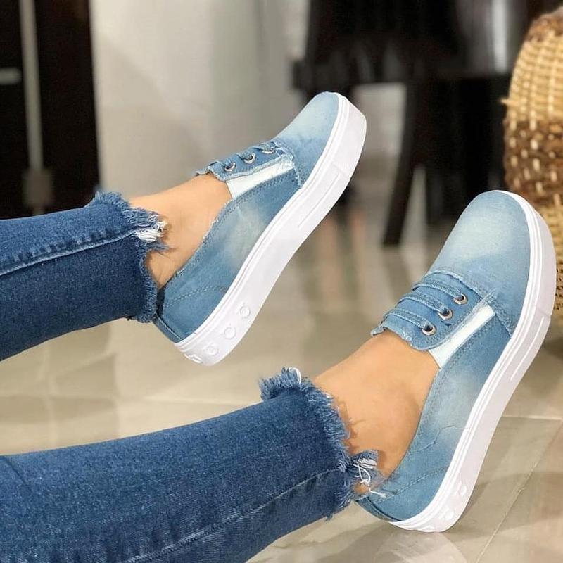 Women Casual Canvas Sneaker Shoes - Image 5