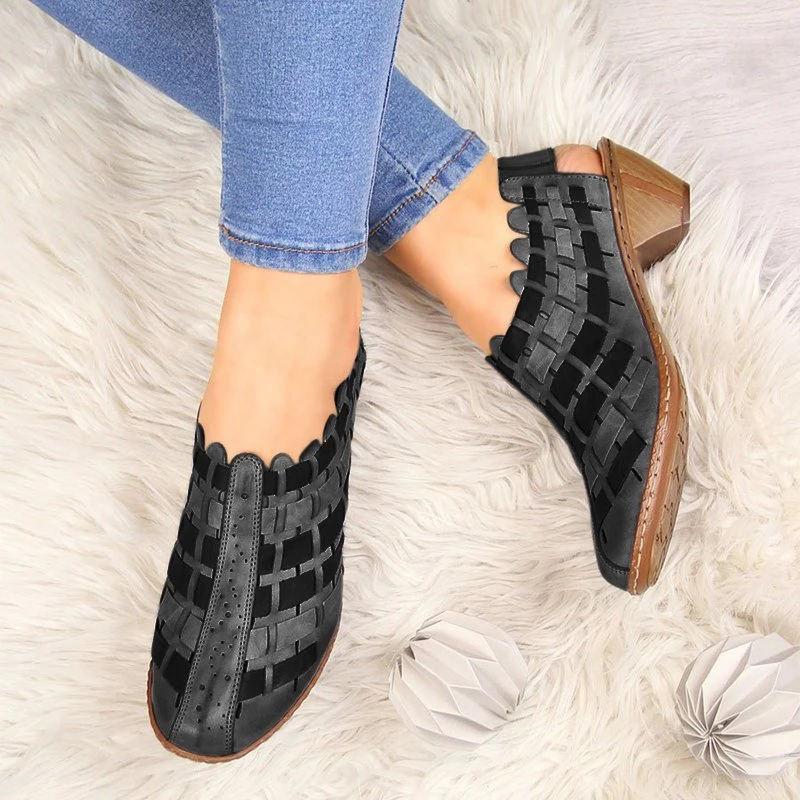 Women Casual Comfy Elastic Band Plus Size Sandals - Image 3