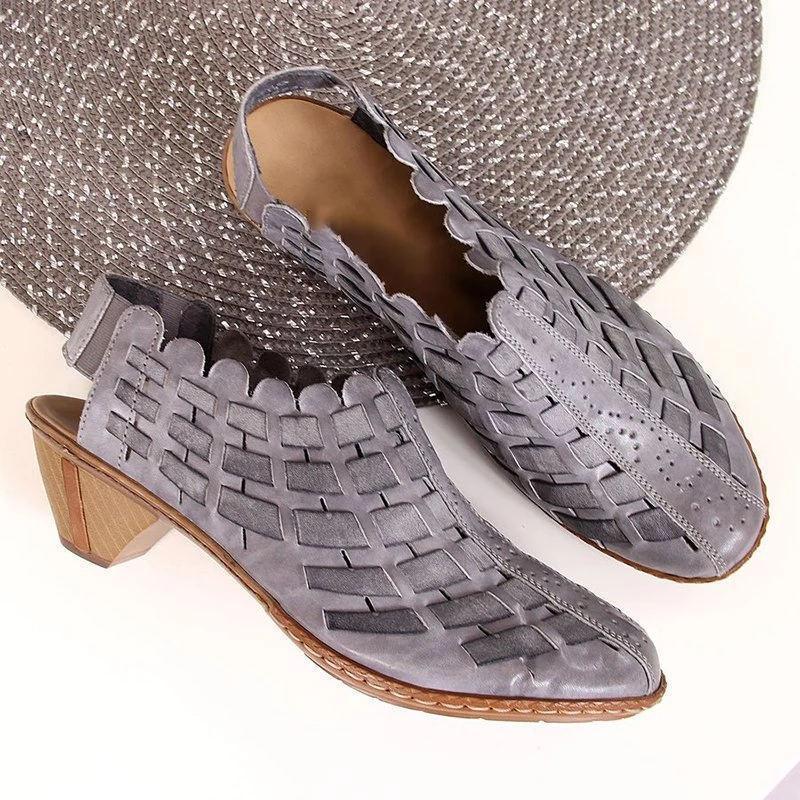 Women Casual Comfy Elastic Band Plus Size Sandals - Image 7