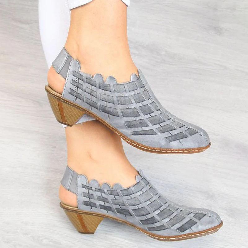 Women Casual Comfy Elastic Band Plus Size Sandals - Image 8
