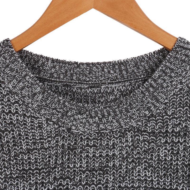 Women Casual Heart Long Sleeve Jumper Knitted Sweater - Image 7
