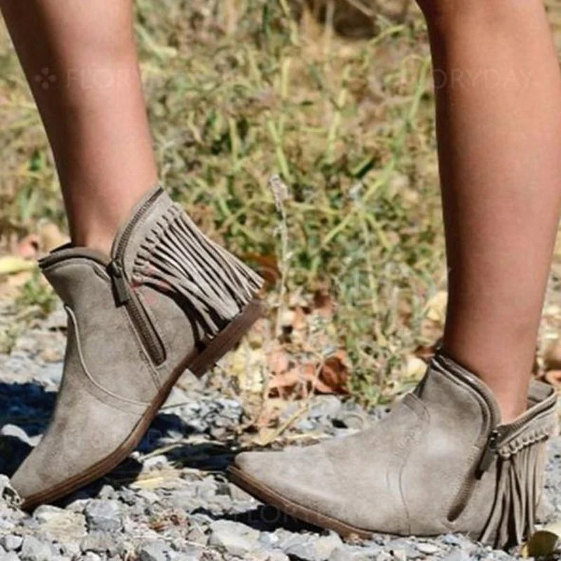 Women Casual Platform Zipper Boots - Image 5