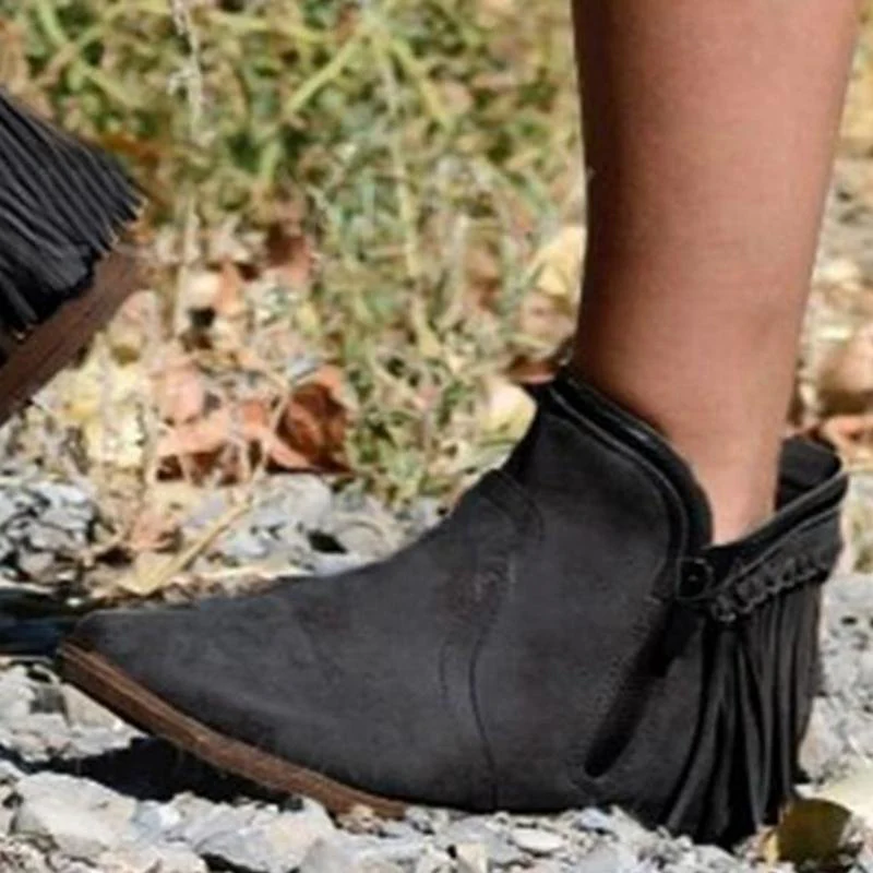 Women Casual Platform Zipper Boots - Image 6