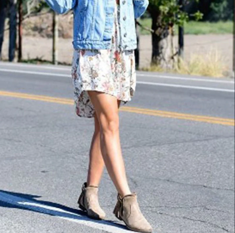 Women Casual Platform Zipper Boots - Image 7