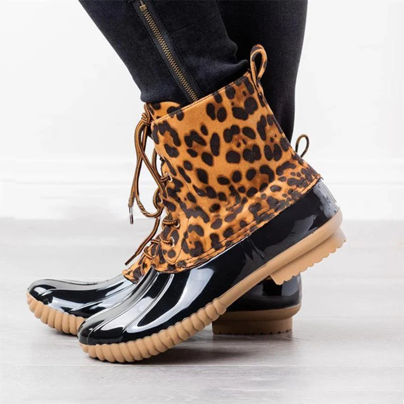 Women Chelsea Waterproof Rain Ankle Boots - Image 11