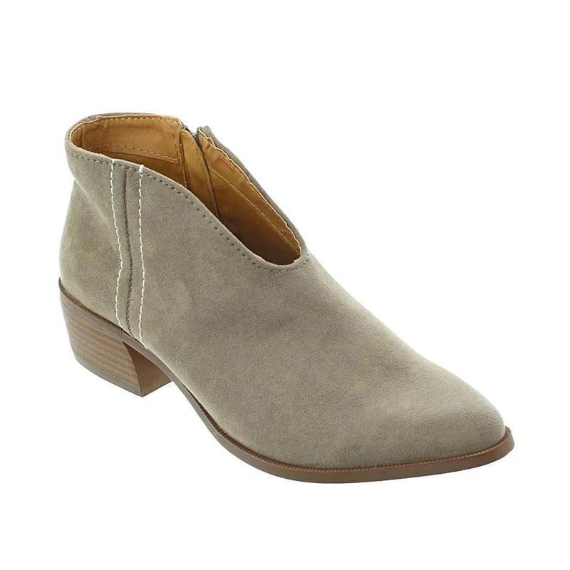 Women Fashion Zipper Booties - Image 12