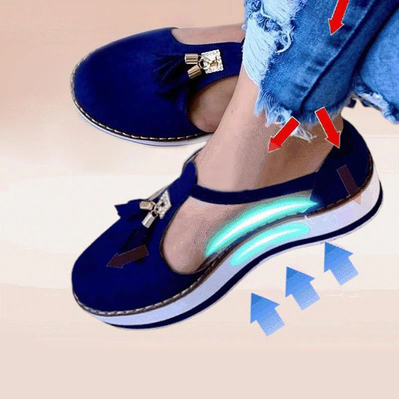 Women Fringed Platform Sandals - Image 6
