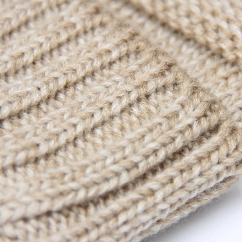 Women Knitted Slouchy Beanie Hat with Velvet - Image 6