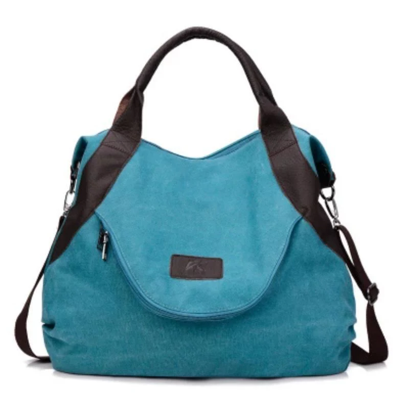 Women Large Capacity Pocket Casual Tote Handbag - Image 5