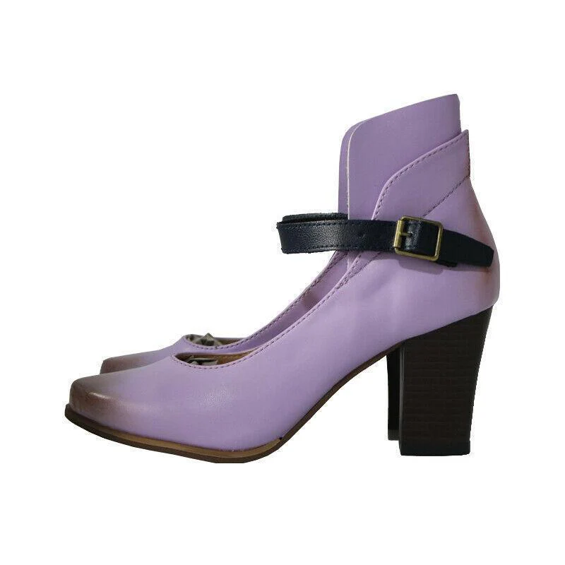 Women Mid Block Heel Mary Jane Strap Dolly Shoes - Image 2