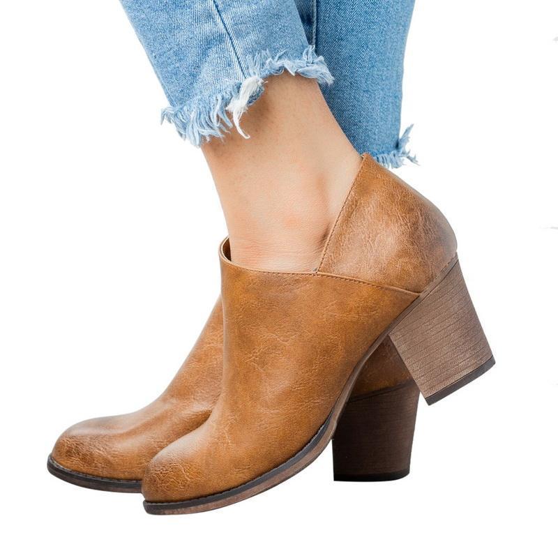 Women New Autumn Pointed Toe Casual Boots - Image 7