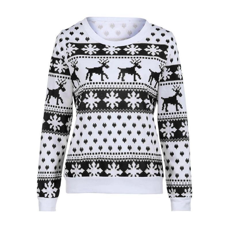 Women New Christmas Xmas Knitted Pullover Sweater - Image 6
