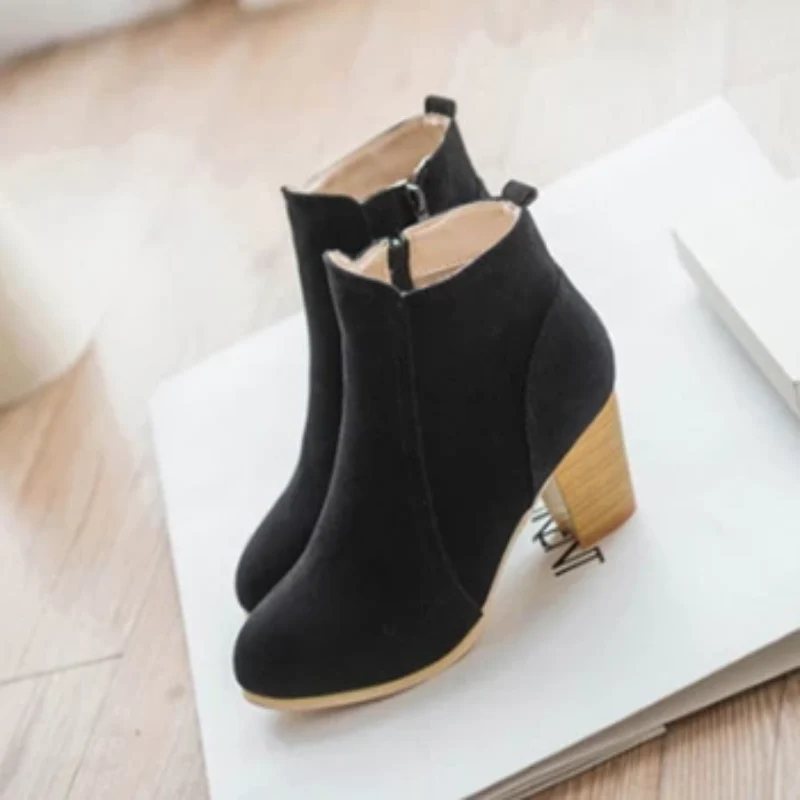Women Party Western Stretch Fabric Boots - Image 3