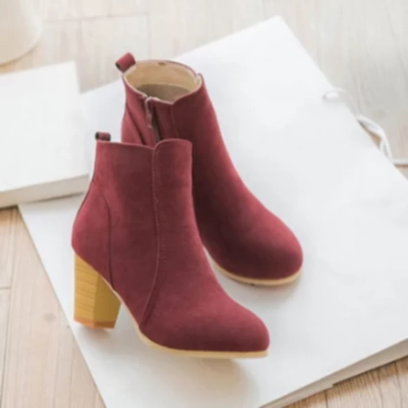 Women Party Western Stretch Fabric Boots - Image 8