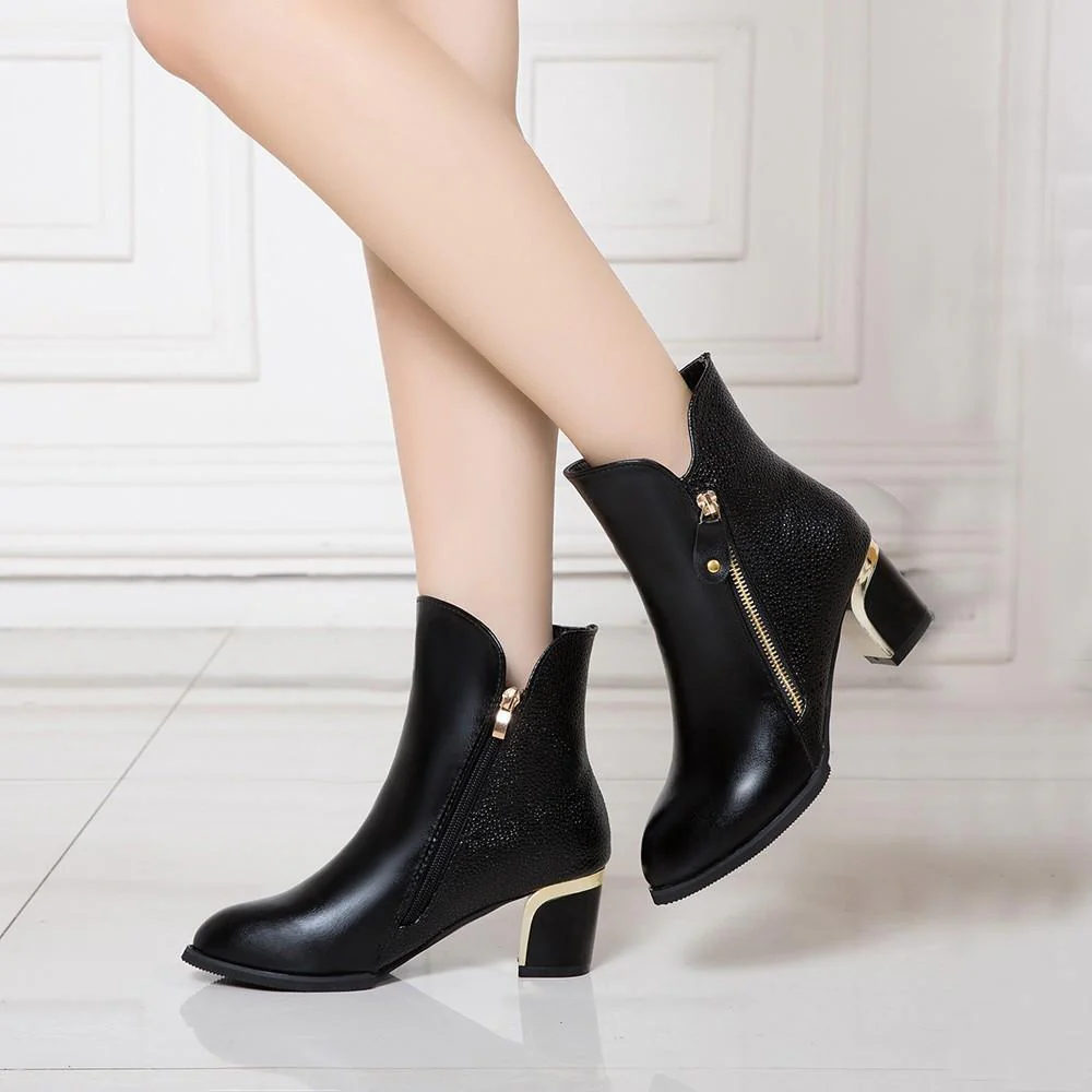 Women Pumps England Martin Boots - Image 3