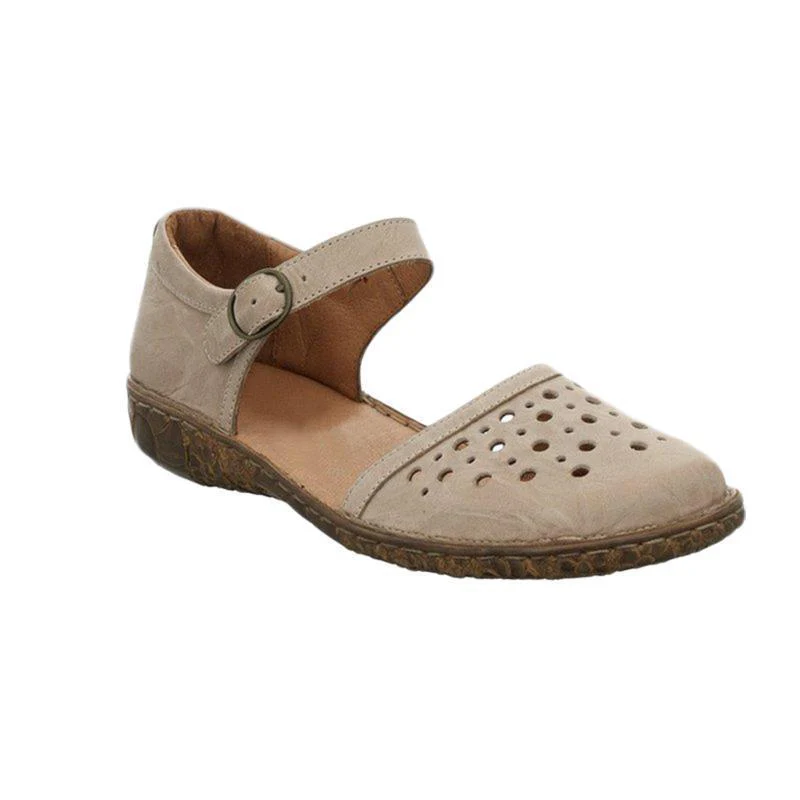 Women Round Toe Hollow-out Summer Sandals - Image 3